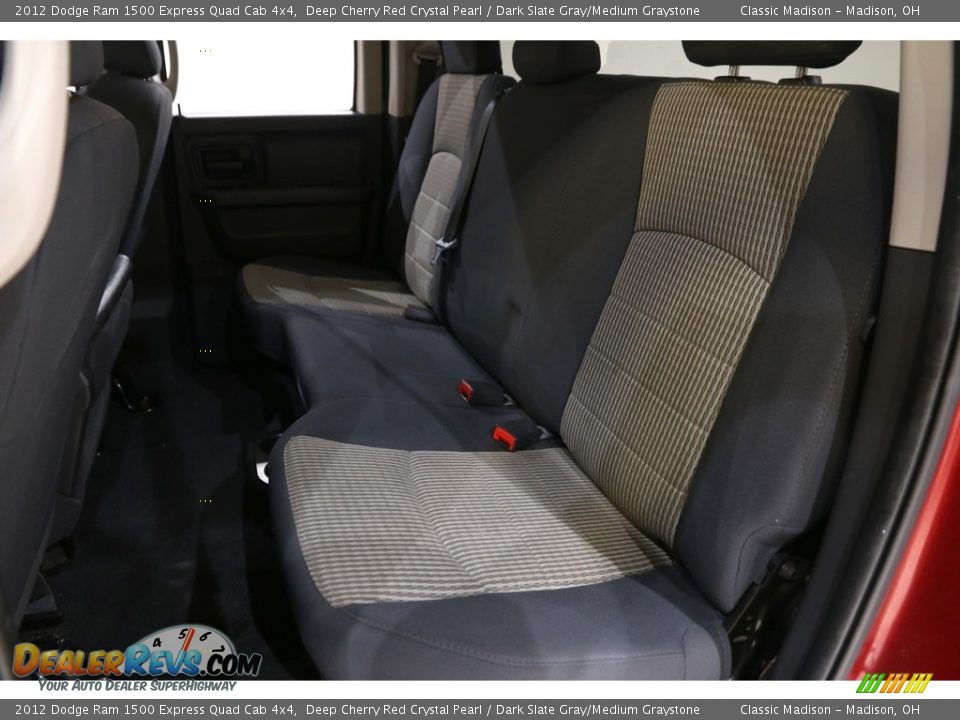 2012 Dodge Ram 1500 Express Quad Cab 4x4 Deep Cherry Red Crystal Pearl / Dark Slate Gray/Medium Graystone Photo #18