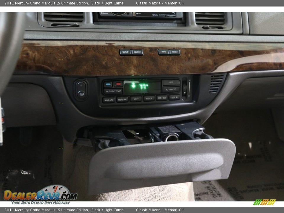 2011 Mercury Grand Marquis LS Ultimate Edition Black / Light Camel Photo #13