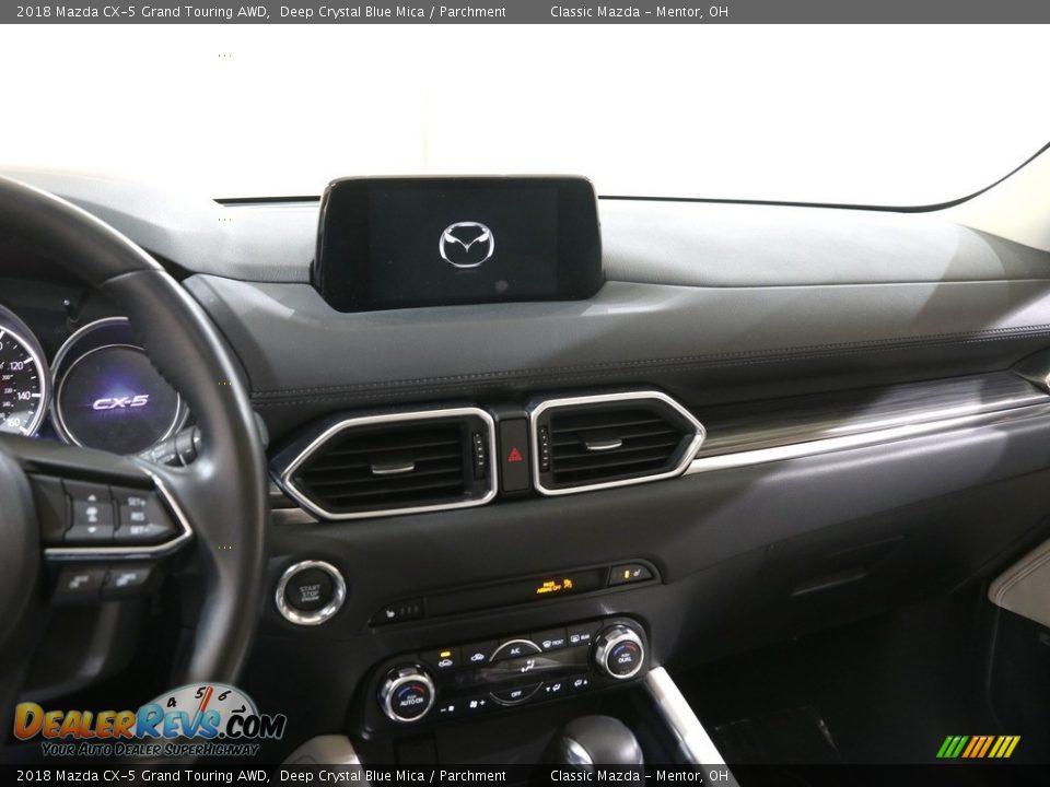 2018 Mazda CX-5 Grand Touring AWD Deep Crystal Blue Mica / Parchment Photo #9