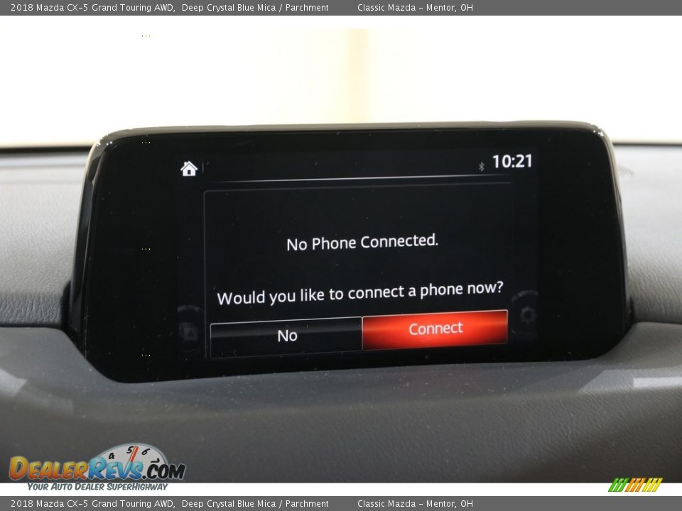 2018 Mazda CX-5 Grand Touring AWD Deep Crystal Blue Mica / Parchment Photo #11