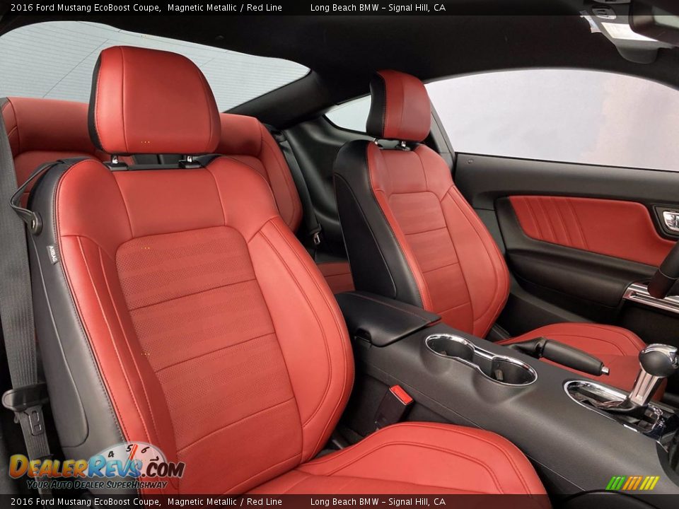 Front Seat of 2016 Ford Mustang EcoBoost Coupe Photo #31