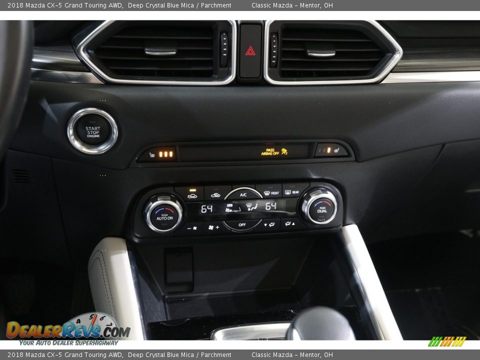 2018 Mazda CX-5 Grand Touring AWD Deep Crystal Blue Mica / Parchment Photo #13