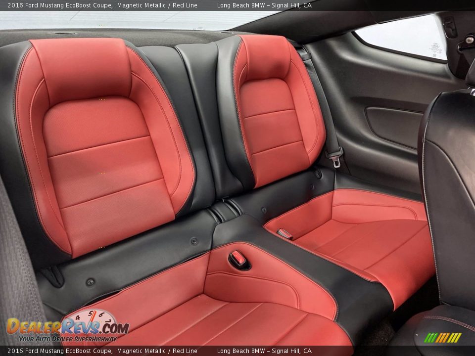 Rear Seat of 2016 Ford Mustang EcoBoost Coupe Photo #32