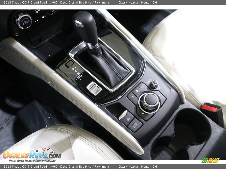 2018 Mazda CX-5 Grand Touring AWD Deep Crystal Blue Mica / Parchment Photo #14