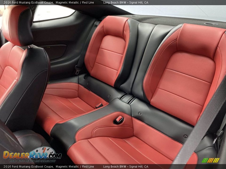 Rear Seat of 2016 Ford Mustang EcoBoost Coupe Photo #33
