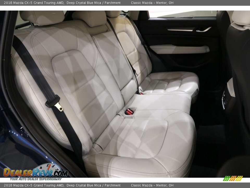 2018 Mazda CX-5 Grand Touring AWD Deep Crystal Blue Mica / Parchment Photo #16