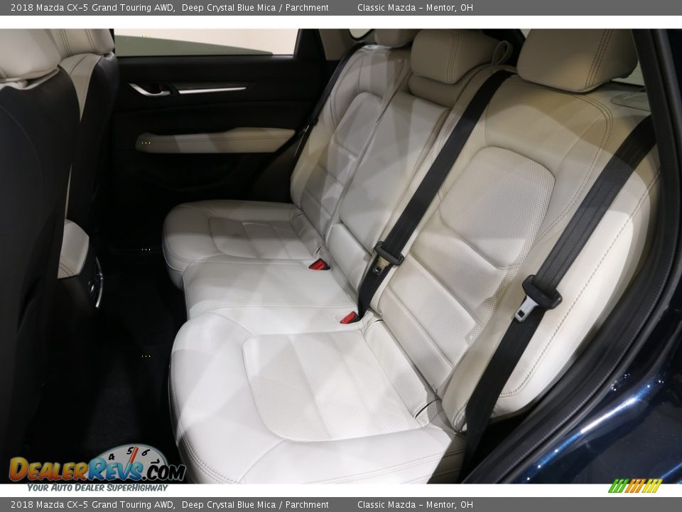 2018 Mazda CX-5 Grand Touring AWD Deep Crystal Blue Mica / Parchment Photo #17