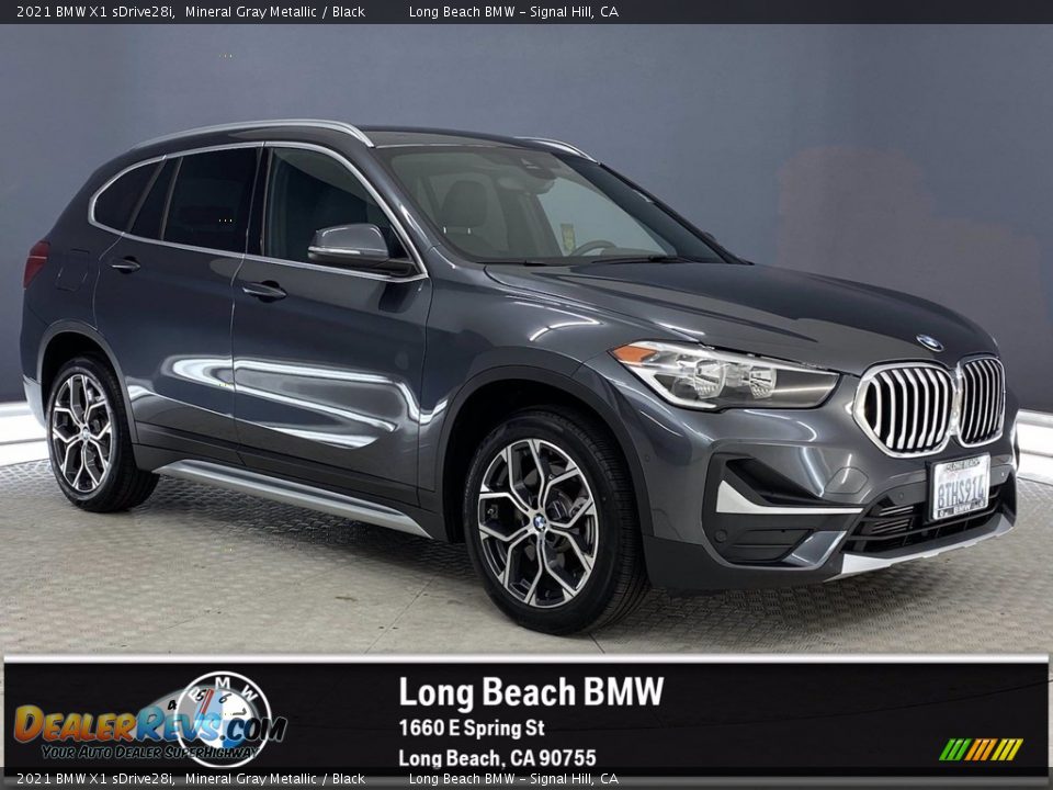 2021 BMW X1 sDrive28i Mineral Gray Metallic / Black Photo #1