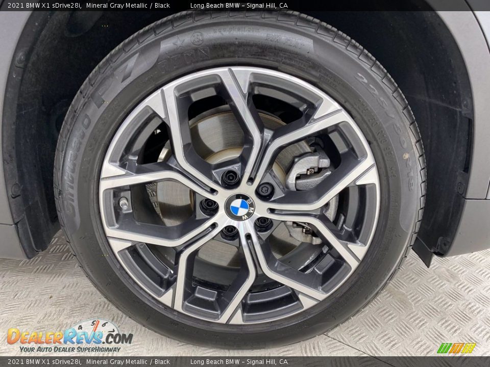 2021 BMW X1 sDrive28i Mineral Gray Metallic / Black Photo #6