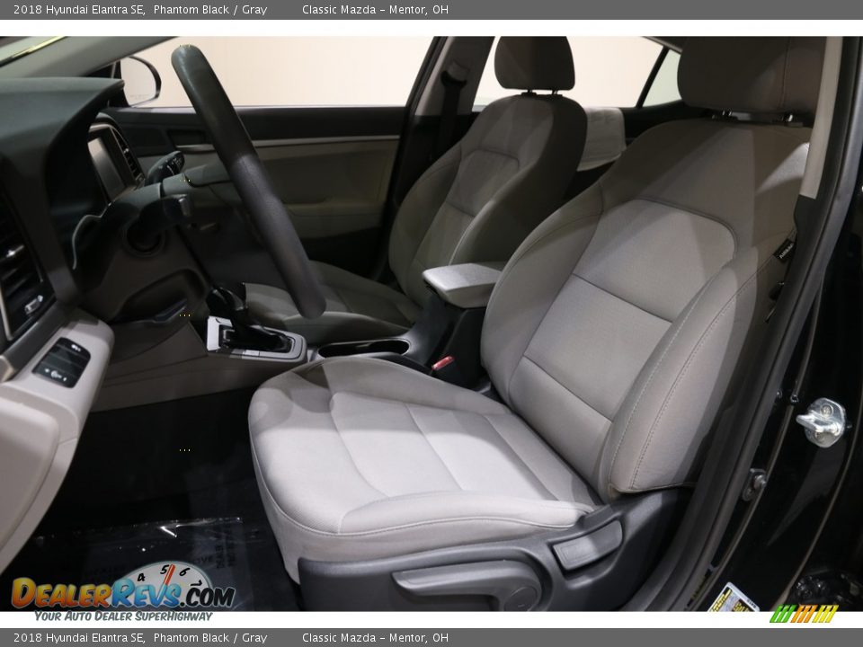 2018 Hyundai Elantra SE Phantom Black / Gray Photo #5