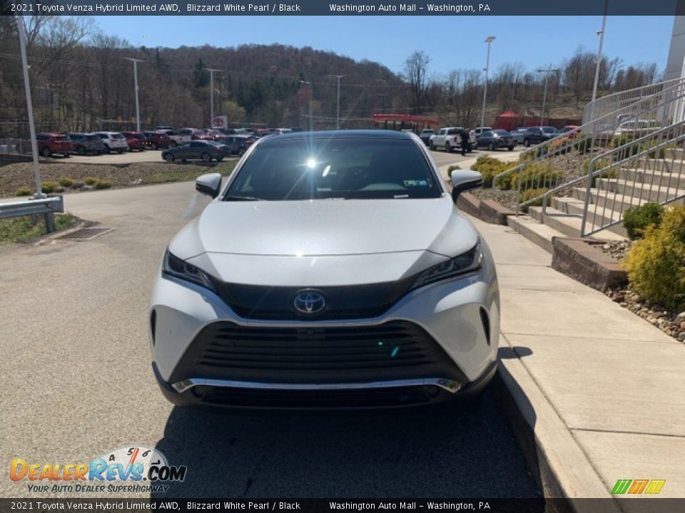 2021 Toyota Venza Hybrid Limited AWD Blizzard White Pearl / Black Photo #14