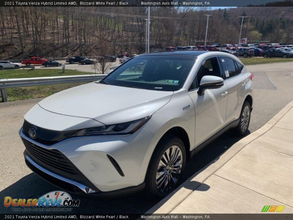 2021 Toyota Venza Hybrid Limited AWD Blizzard White Pearl / Black Photo #15