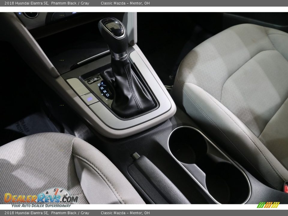 2018 Hyundai Elantra SE Phantom Black / Gray Photo #12