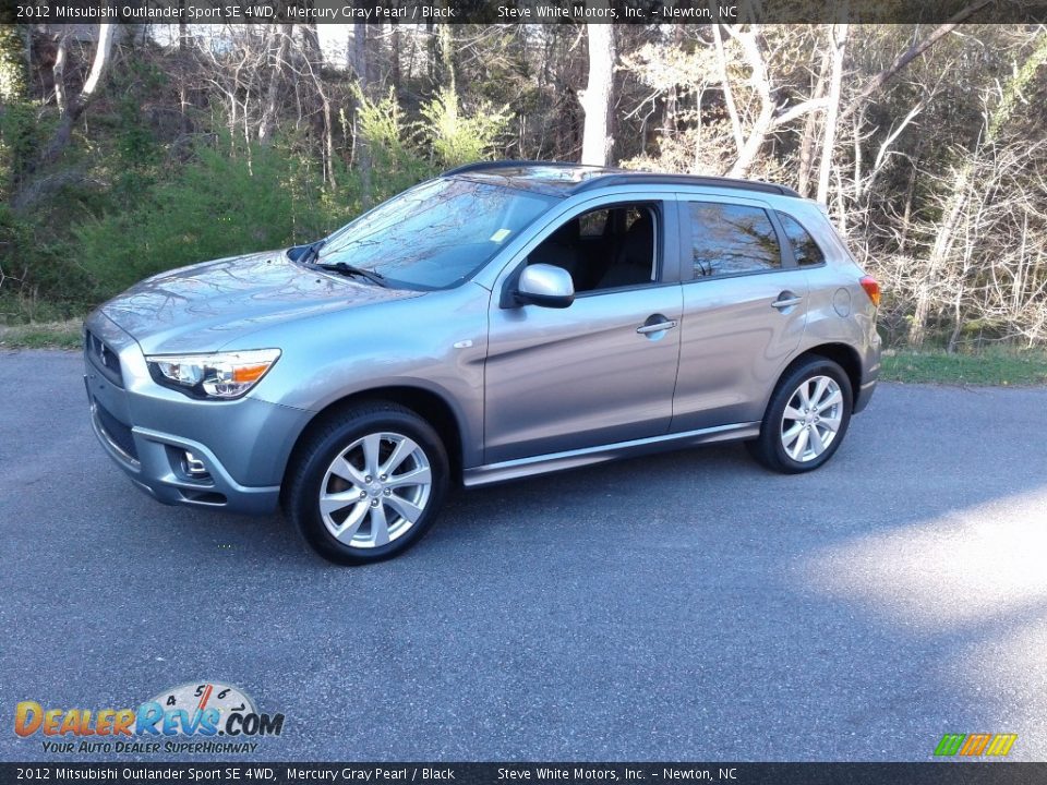 2012 Mitsubishi Outlander Sport SE 4WD Mercury Gray Pearl / Black Photo #2