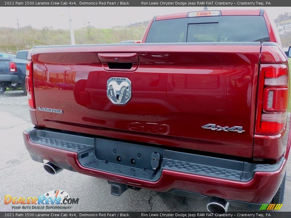 2021 Ram 1500 Laramie Crew Cab 4x4 Delmonico Red Pearl / Black Photo #6