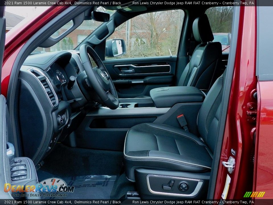 2021 Ram 1500 Laramie Crew Cab 4x4 Delmonico Red Pearl / Black Photo #11