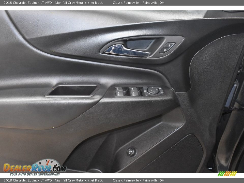 2018 Chevrolet Equinox LT AWD Nightfall Gray Metallic / Jet Black Photo #10