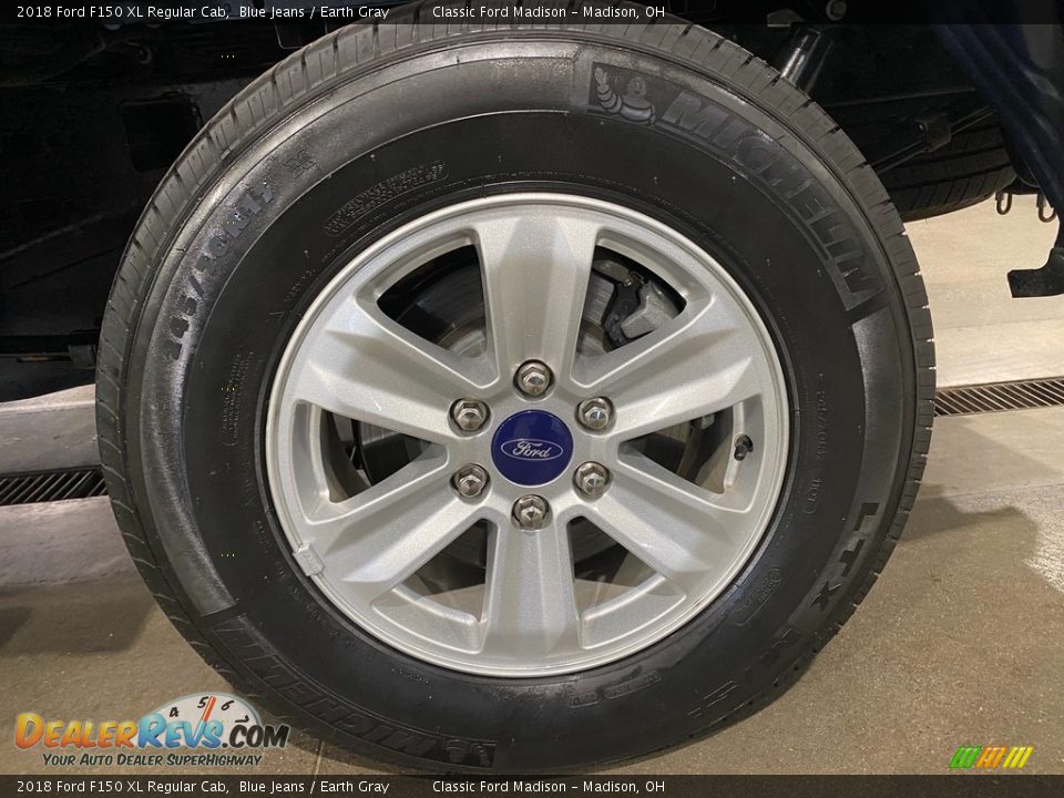 2018 Ford F150 XL Regular Cab Blue Jeans / Earth Gray Photo #5