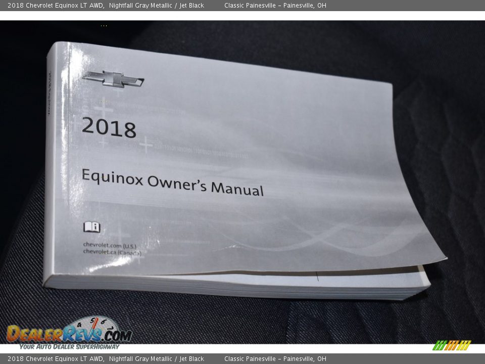 2018 Chevrolet Equinox LT AWD Nightfall Gray Metallic / Jet Black Photo #16