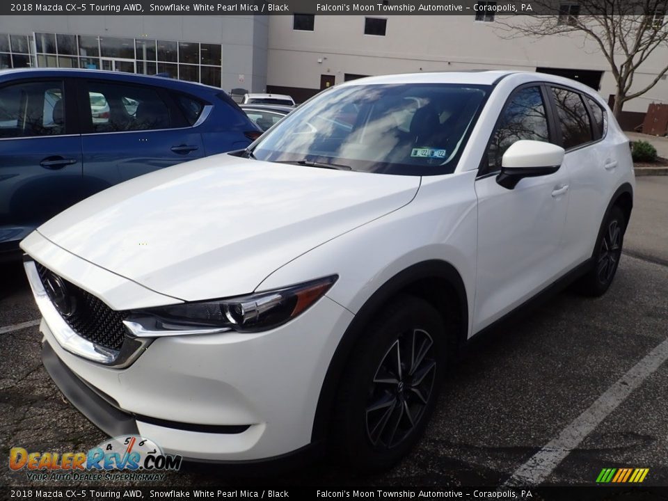 2018 Mazda CX-5 Touring AWD Snowflake White Pearl Mica / Black Photo #1