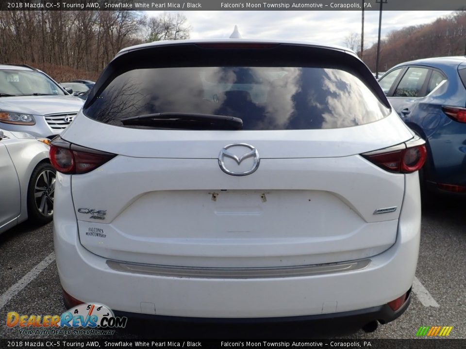 2018 Mazda CX-5 Touring AWD Snowflake White Pearl Mica / Black Photo #3
