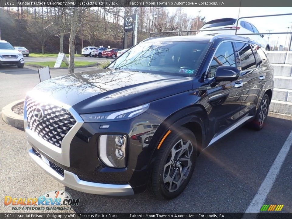 2021 Hyundai Palisade Calligraphy AWD Becketts Black / Black Photo #1