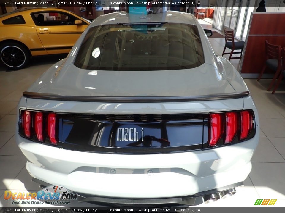 2021 Ford Mustang Mach 1 Fighter Jet Gray / Ebony Photo #5