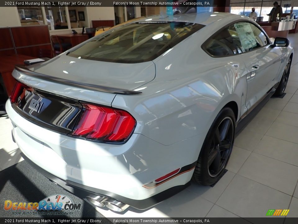 2021 Ford Mustang Mach 1 Fighter Jet Gray / Ebony Photo #6