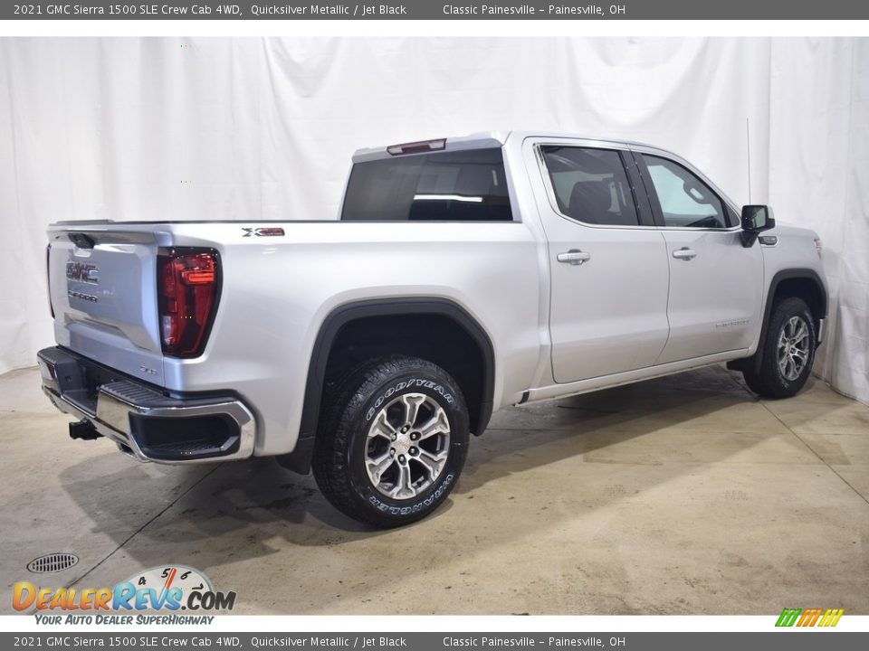 2021 GMC Sierra 1500 SLE Crew Cab 4WD Quicksilver Metallic / Jet Black Photo #2