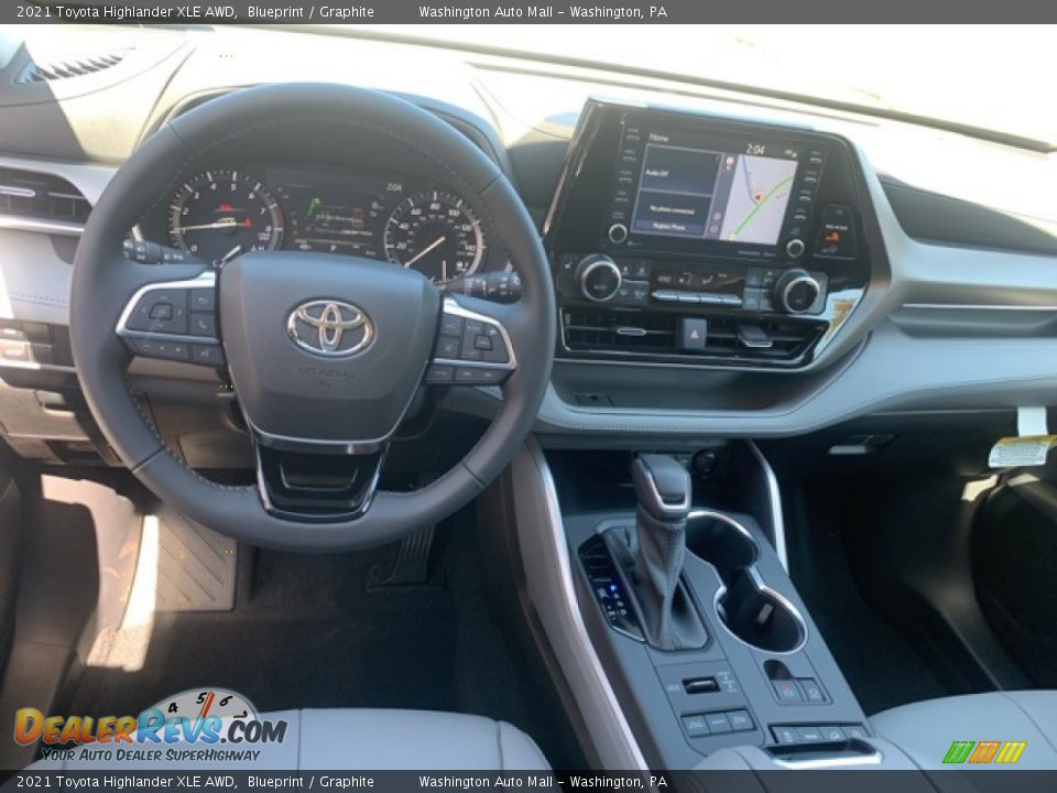 2021 Toyota Highlander XLE AWD Blueprint / Graphite Photo #3