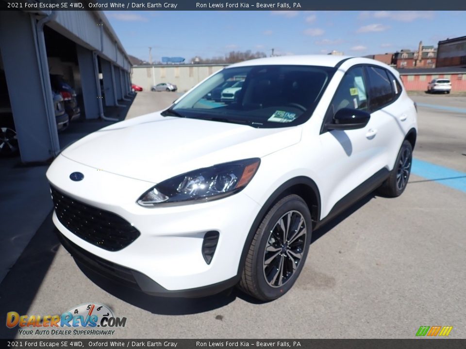 2021 Ford Escape SE 4WD Oxford White / Dark Earth Gray Photo #5