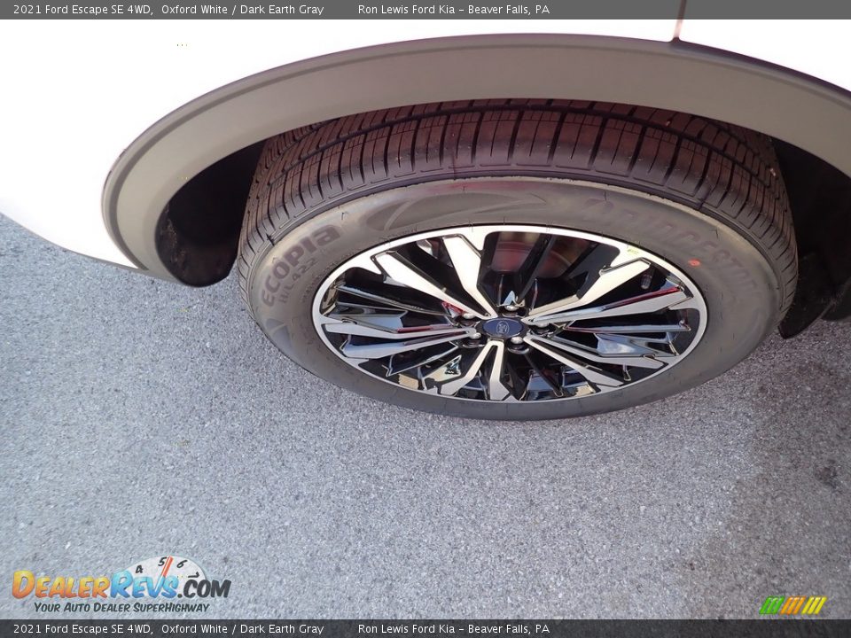 2021 Ford Escape SE 4WD Oxford White / Dark Earth Gray Photo #10