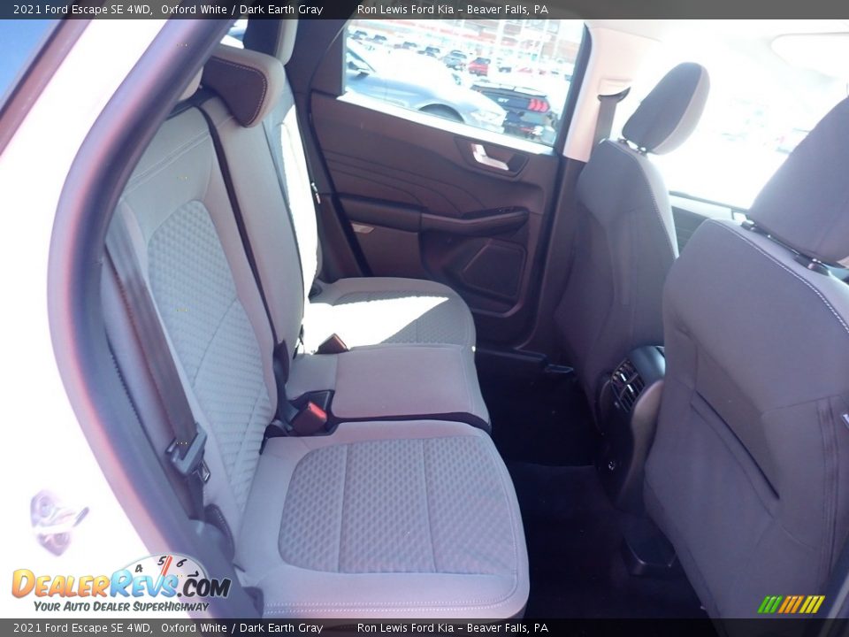 2021 Ford Escape SE 4WD Oxford White / Dark Earth Gray Photo #11