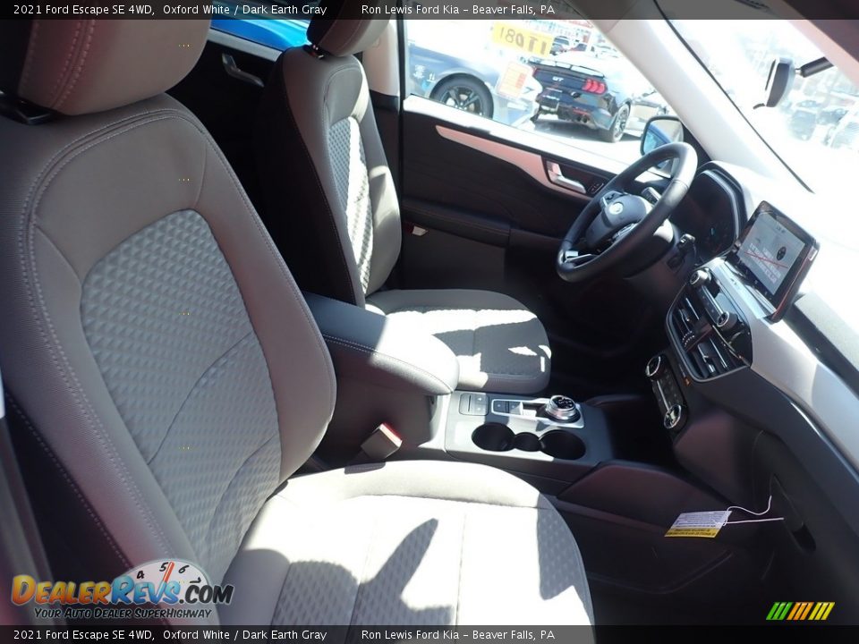 2021 Ford Escape SE 4WD Oxford White / Dark Earth Gray Photo #12