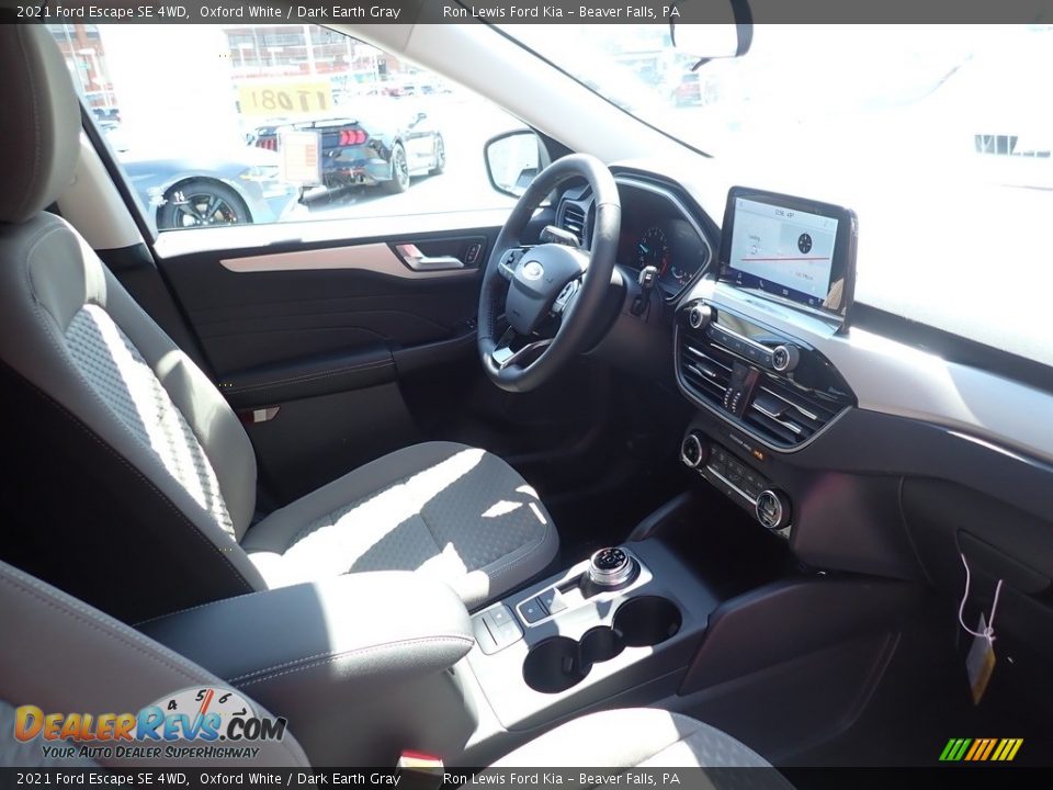 2021 Ford Escape SE 4WD Oxford White / Dark Earth Gray Photo #13