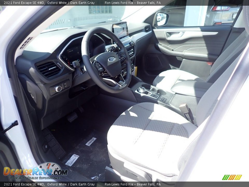 2021 Ford Escape SE 4WD Oxford White / Dark Earth Gray Photo #14