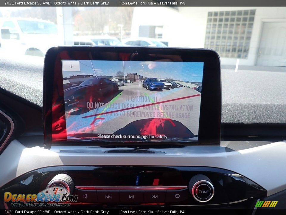 2021 Ford Escape SE 4WD Oxford White / Dark Earth Gray Photo #19