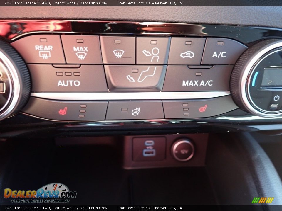 2021 Ford Escape SE 4WD Oxford White / Dark Earth Gray Photo #20