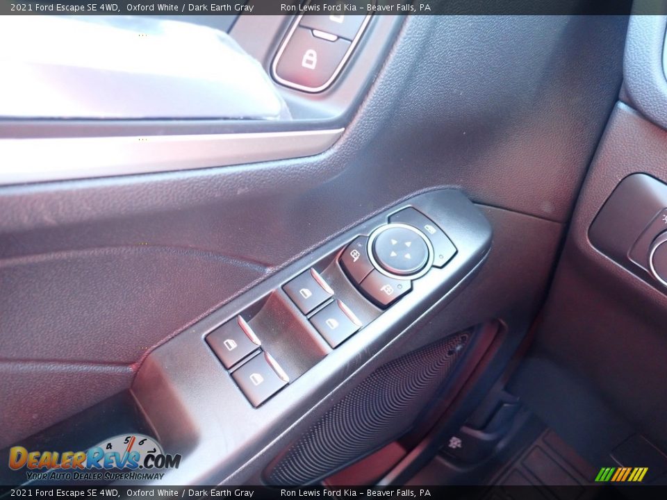 2021 Ford Escape SE 4WD Oxford White / Dark Earth Gray Photo #21