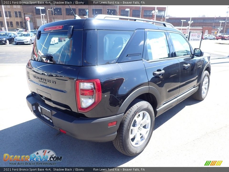 2021 Ford Bronco Sport Base 4x4 Shadow Black / Ebony Photo #2