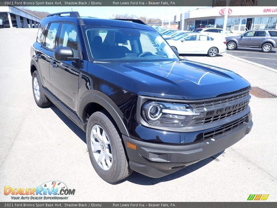 2021 Ford Bronco Sport Base 4x4 Shadow Black / Ebony Photo #3