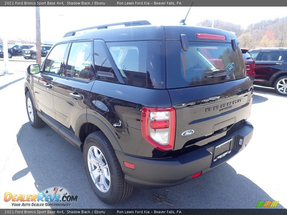 2021 Ford Bronco Sport Base 4x4 Shadow Black / Ebony Photo #7
