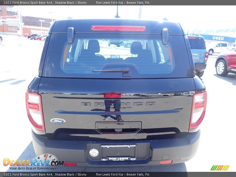 2021 Ford Bronco Sport Base 4x4 Shadow Black / Ebony Photo #8