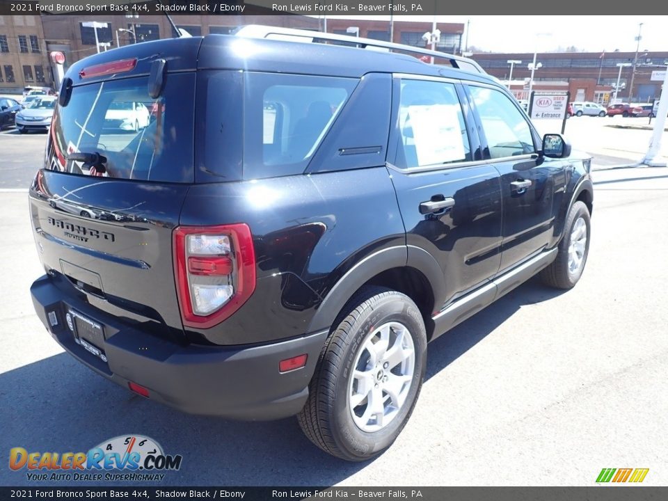 2021 Ford Bronco Sport Base 4x4 Shadow Black / Ebony Photo #10