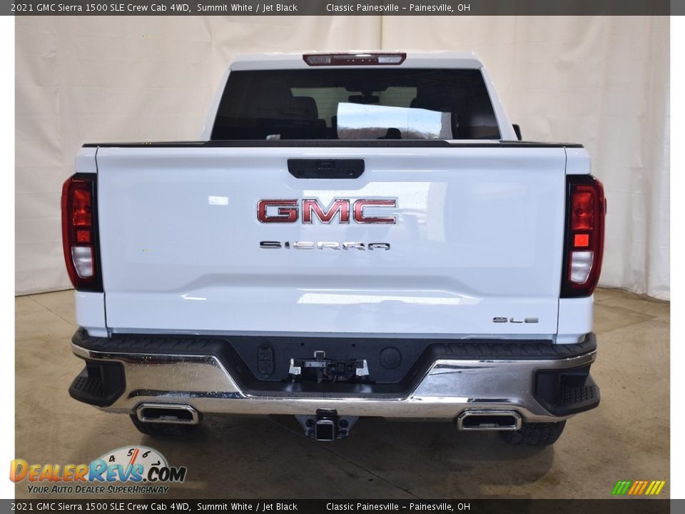 2021 GMC Sierra 1500 SLE Crew Cab 4WD Summit White / Jet Black Photo #3