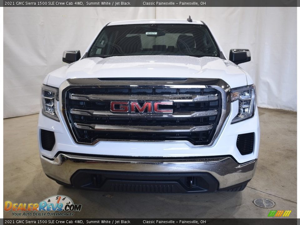 2021 GMC Sierra 1500 SLE Crew Cab 4WD Summit White / Jet Black Photo #4