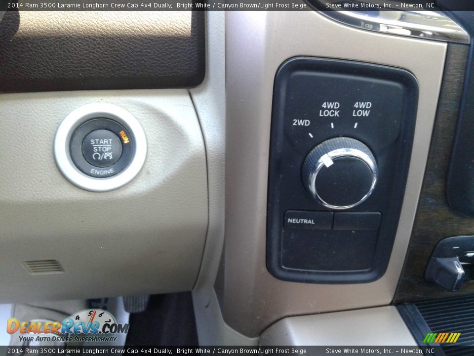 Controls of 2014 Ram 3500 Laramie Longhorn Crew Cab 4x4 Dually Photo #20