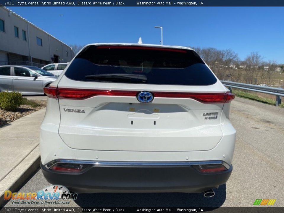 2021 Toyota Venza Hybrid Limited AWD Blizzard White Pearl / Black Photo #14