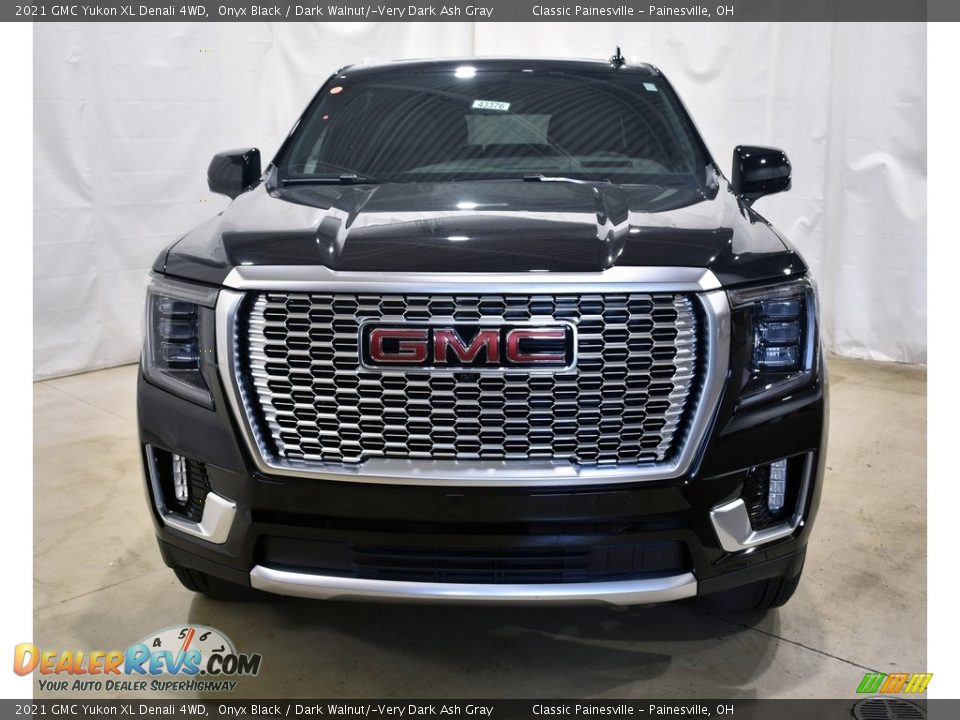 2021 GMC Yukon XL Denali 4WD Onyx Black / Dark Walnut/­Very Dark Ash Gray Photo #4