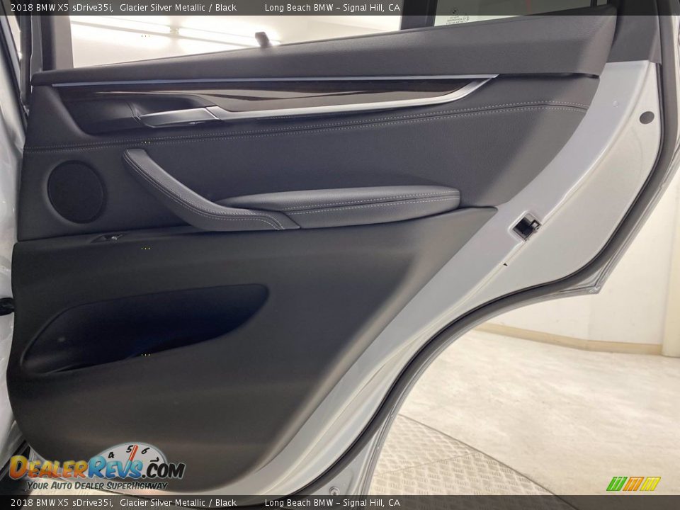 2018 BMW X5 sDrive35i Glacier Silver Metallic / Black Photo #35